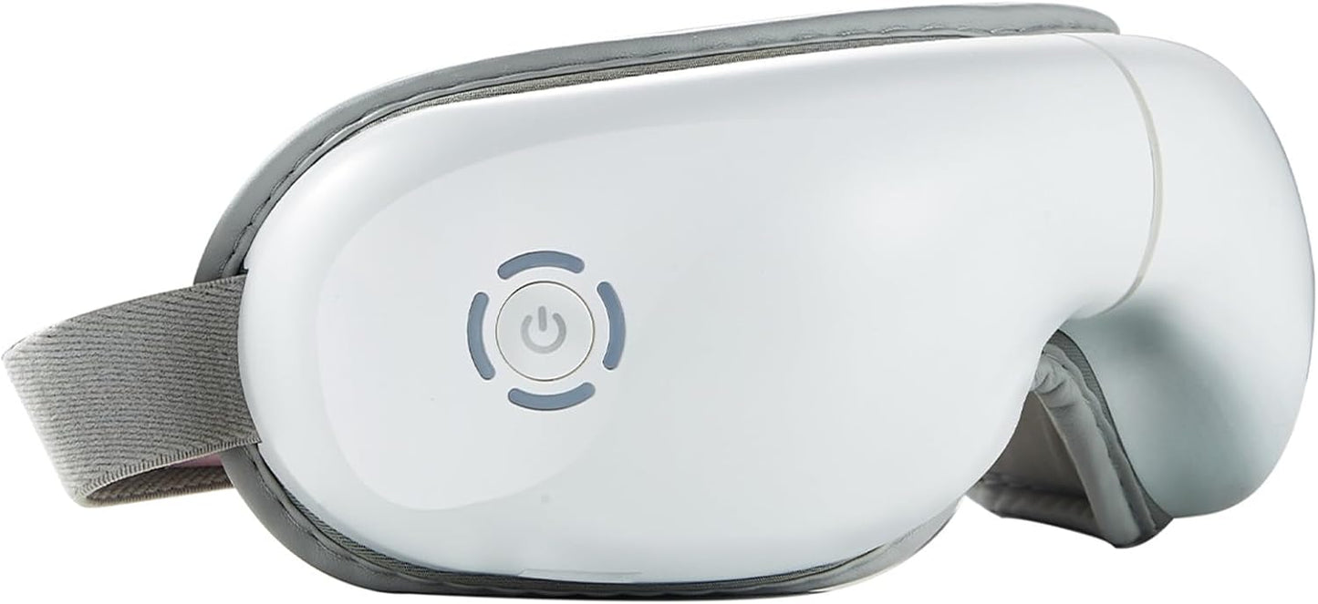 Eye Massager with Heat, Heated Eye Mask with Bluetooth Music, Massages Eye Muscles, Eye Care Gift with 5 Massage Modes and 180° Folding Design, Gifts for Friend, Mom and Dad