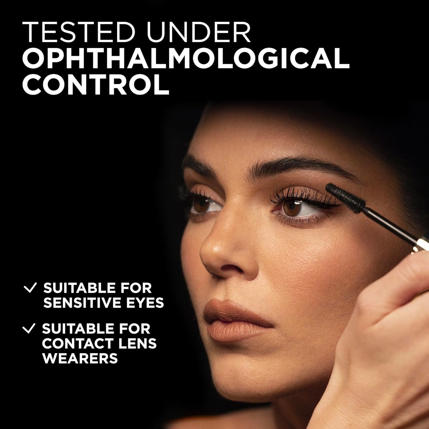L'Oreal Paris Voluminous Panorama Mascara, Volumizing and Lengthening Mascara, Waterproof Longwear and Smudge Resistant Make Up, Black, 0.33 Fl Oz