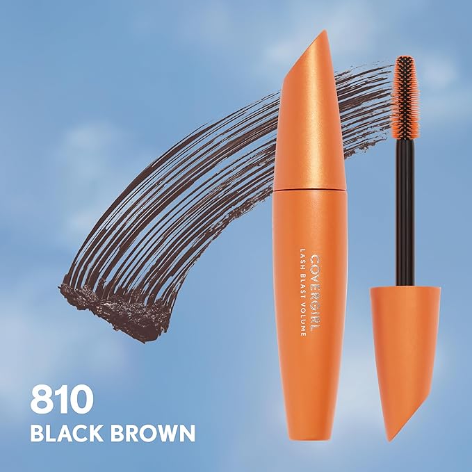 COVERGIRL Lash Blast Volume Mascara, Long-Wearing, Smudge-Proof, Cruelty Free - Black Brown (Pack of 1)