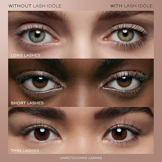 Lancôme Lash Idôle Lash-Lifting & Volumizing Mascara - Black Mascara for Instant Volume, Length & Lift - Smudge Proof & Up To 24H Wear - Black