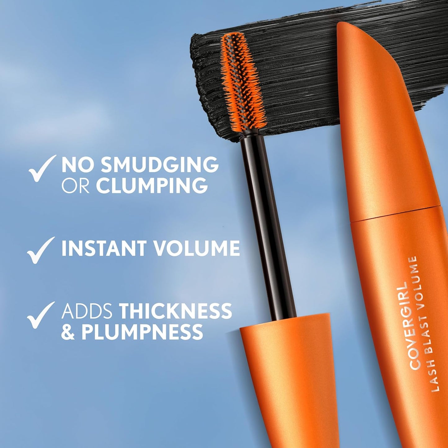 COVERGIRL Lash Blast Volume Mascara, Long-Wearing, Smudge-Proof, Cruelty Free - Black Brown (Pack of 1)